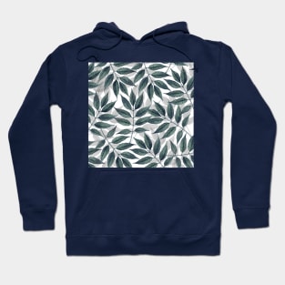 Modern autumn leaves image Hoodie